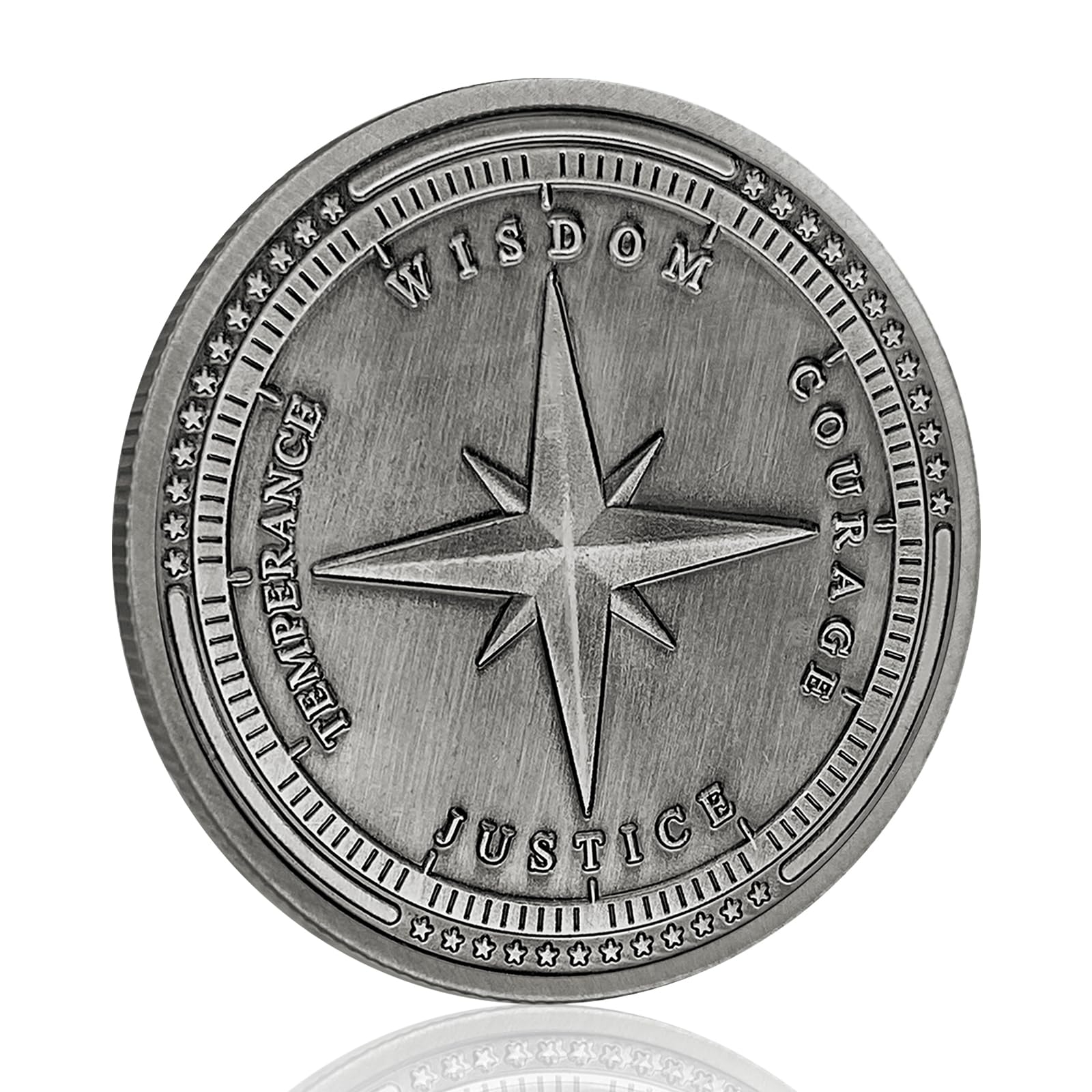 Cardinal virtues coin four virtues Stoic coin mysite