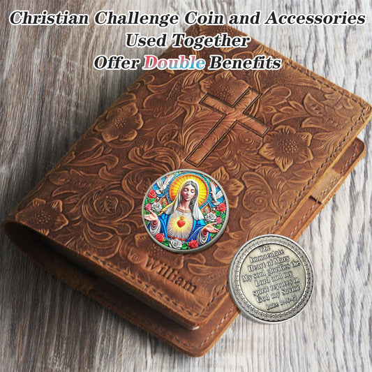 Immaculate Heart of Mary Christian Challenge Coin mysite