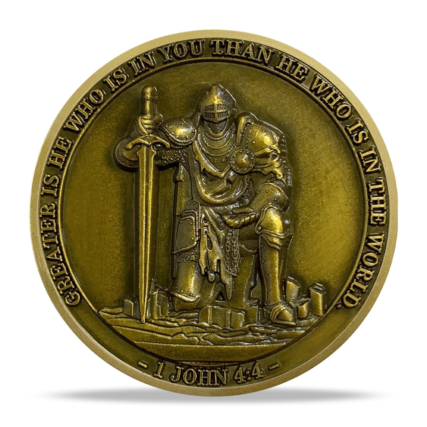 Knight Templar Christian Challenge Coin mysite