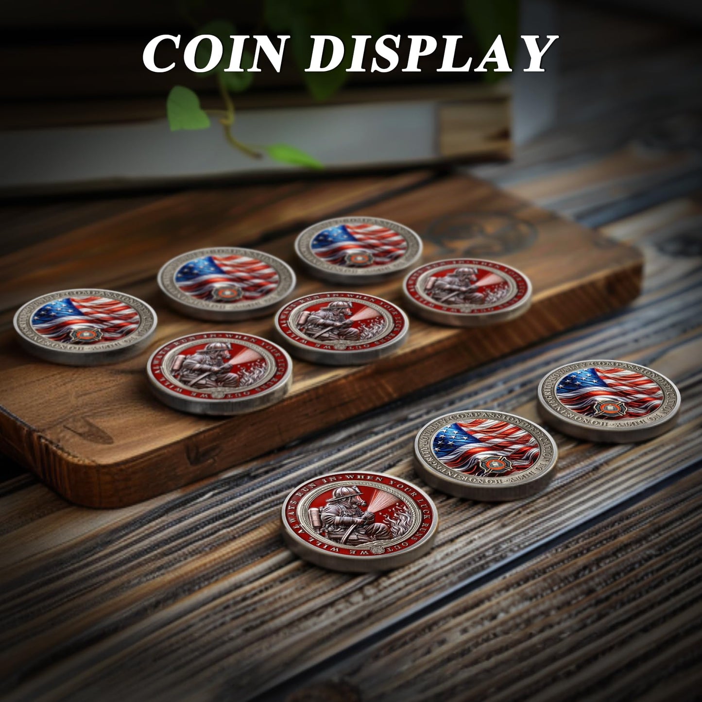 Firefighter Run Towards The Fire Rescue Challenge Coin mysite