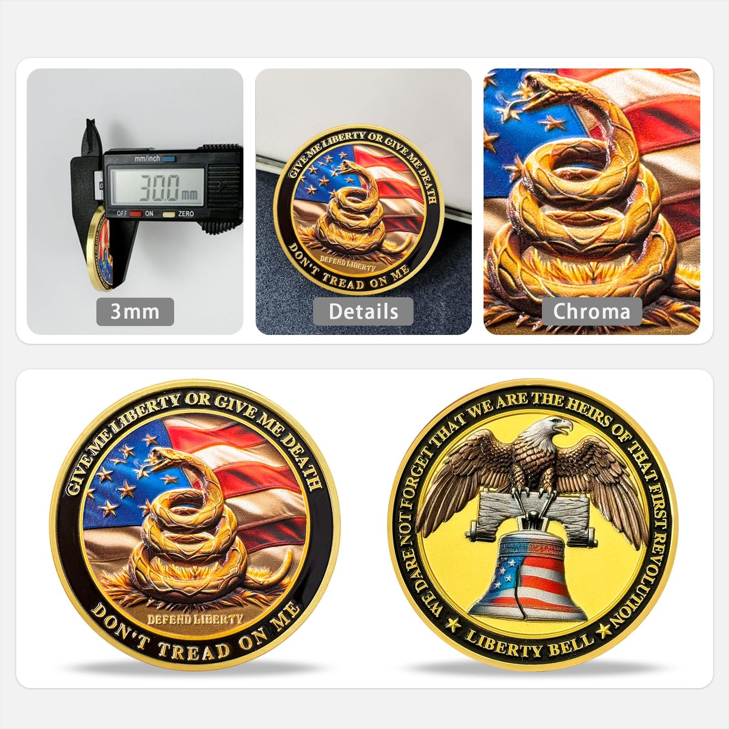 Patriotic Military Challenge Coin mysite