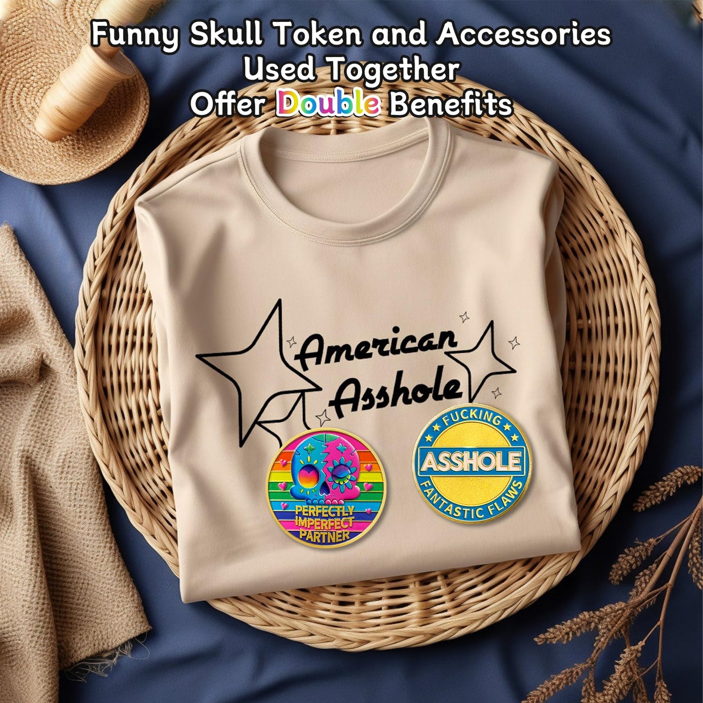 Colorful Skull Official Asshole Coin mysite