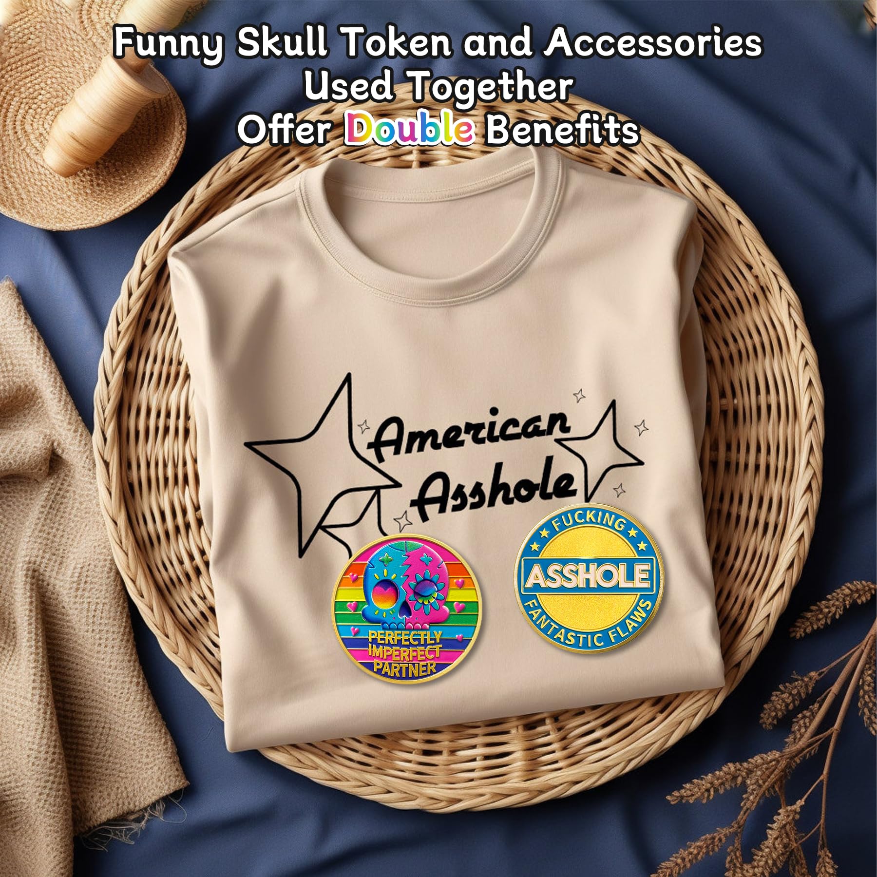 Colorful Skull Official Asshole Coin mysite