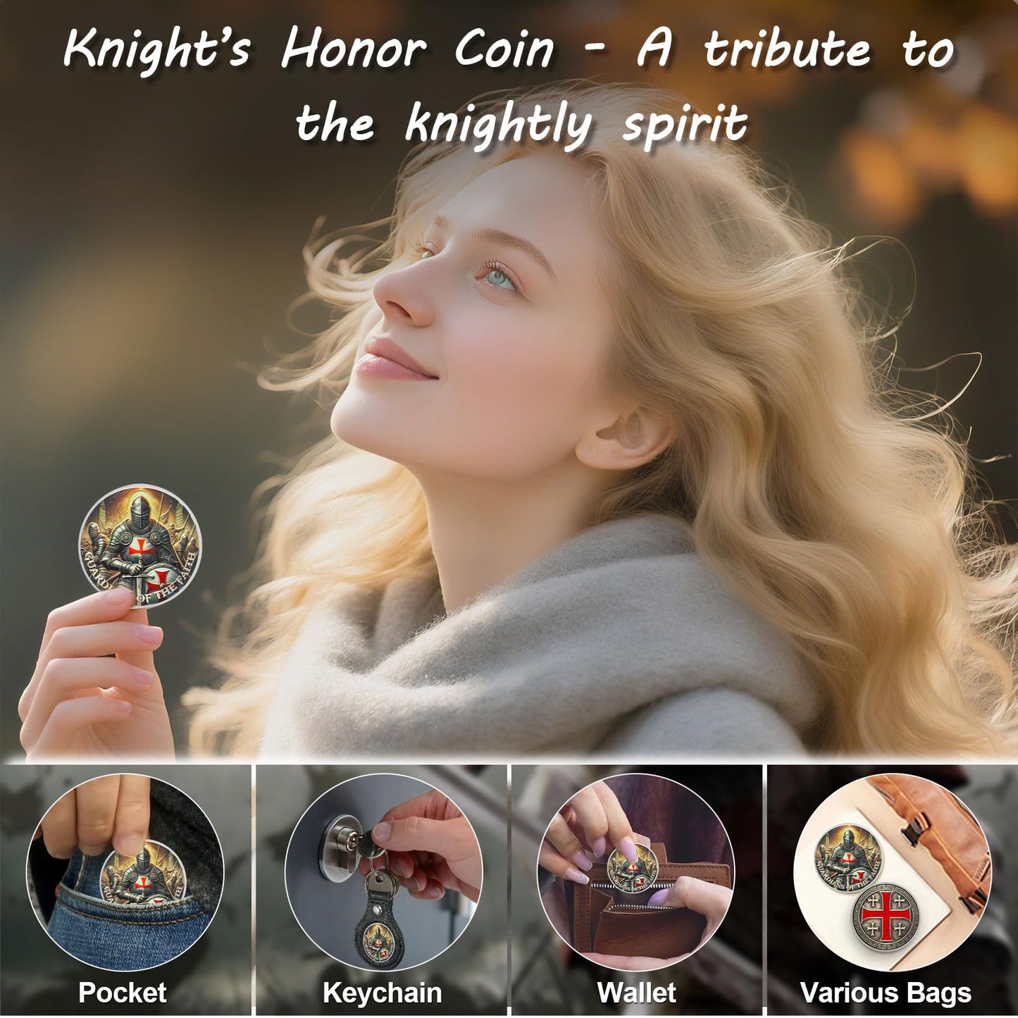 Knights Templar Coin Christian Knight Challenge Coins mysite