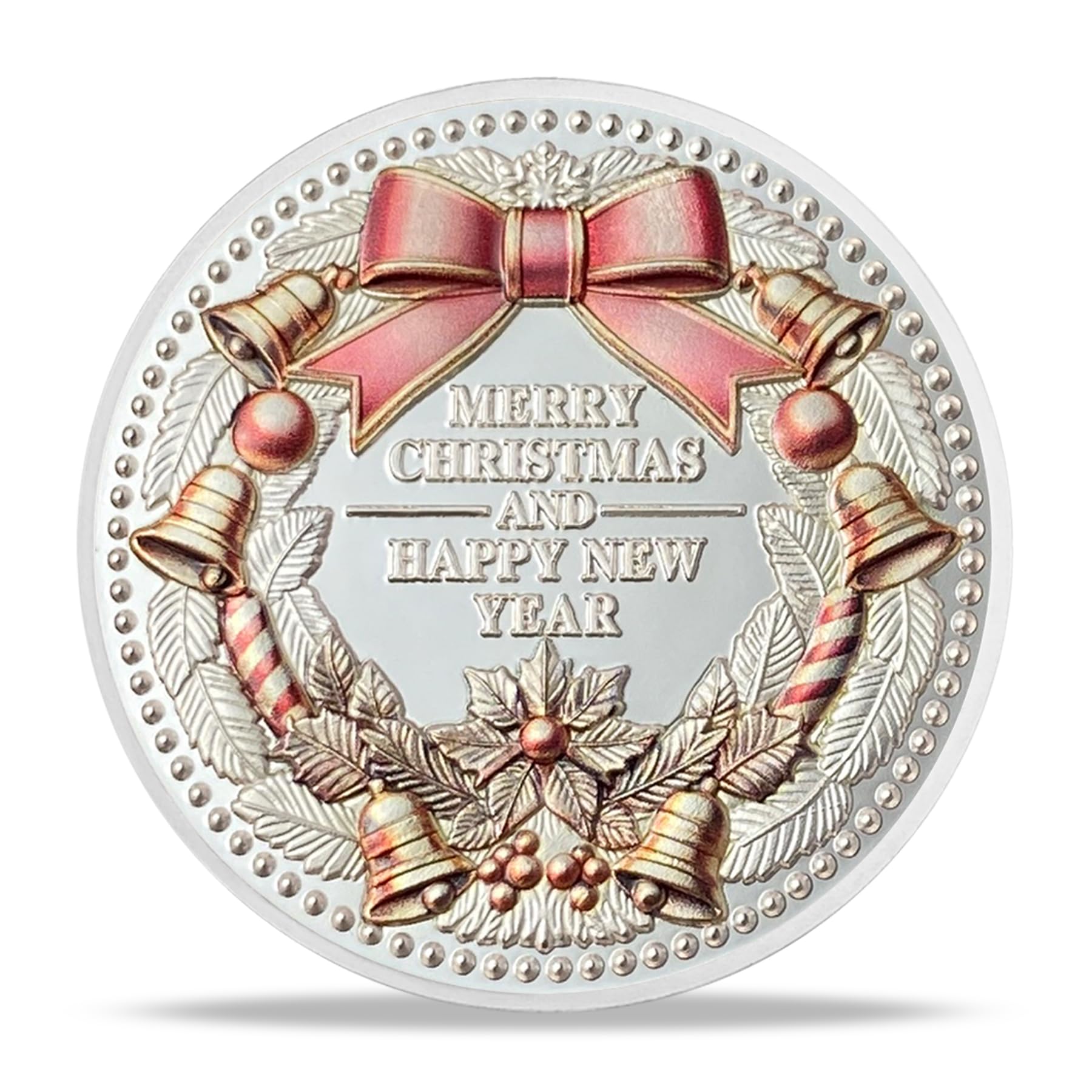 Crystal Ball Santa Claus Coin Merry Xmas Commemorative Coin mysite