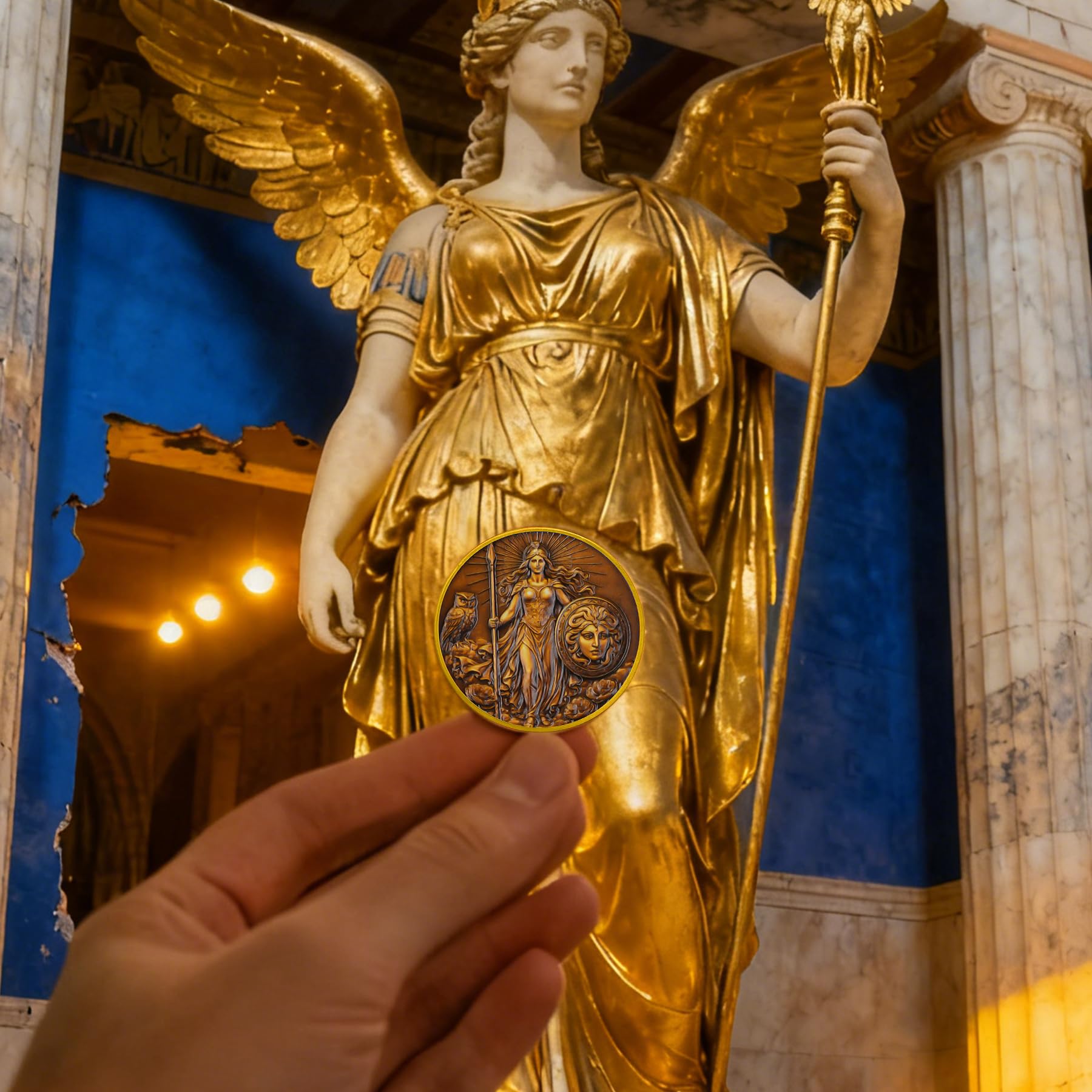 Athena Greek Mythology Coin mysite