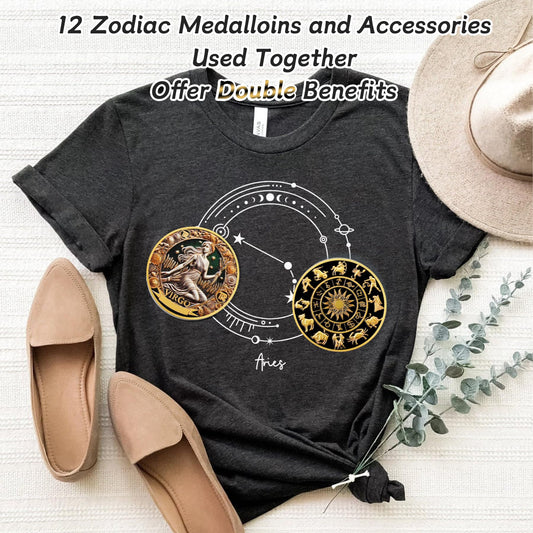 Virgo 12 Zodiac Challenge Coin mysite