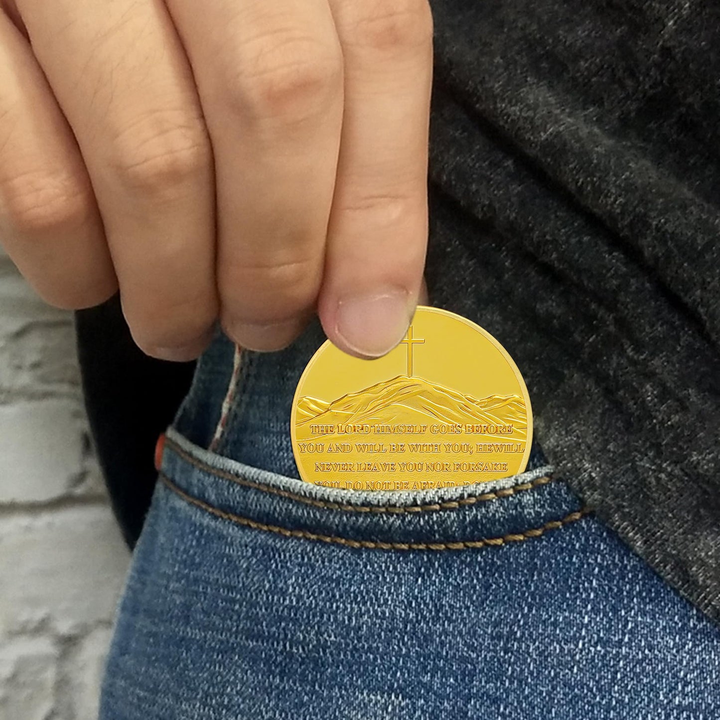 Seaside Footprints Religious Coin mysite