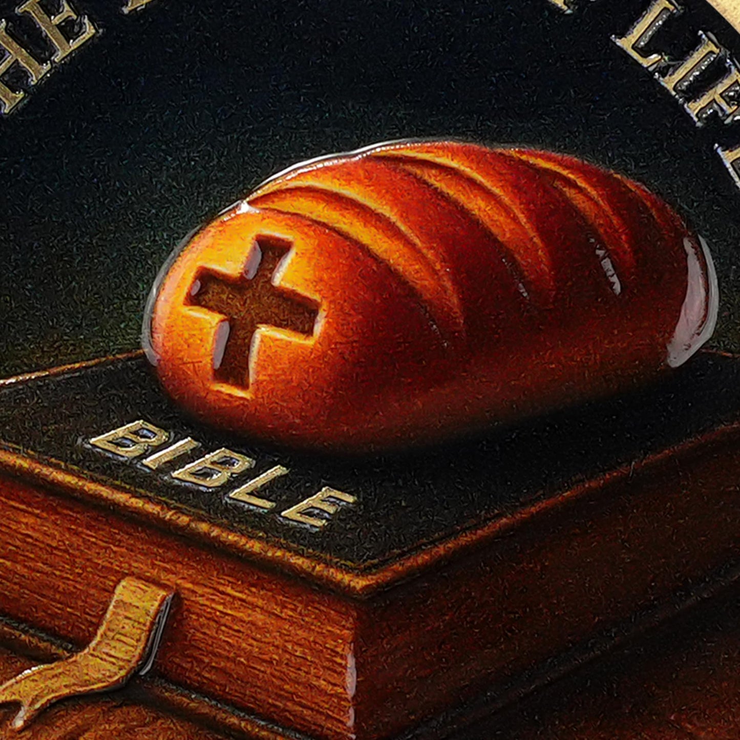 Bible Bread Religious Coin Inspirational Bible Verse Medallion mysite