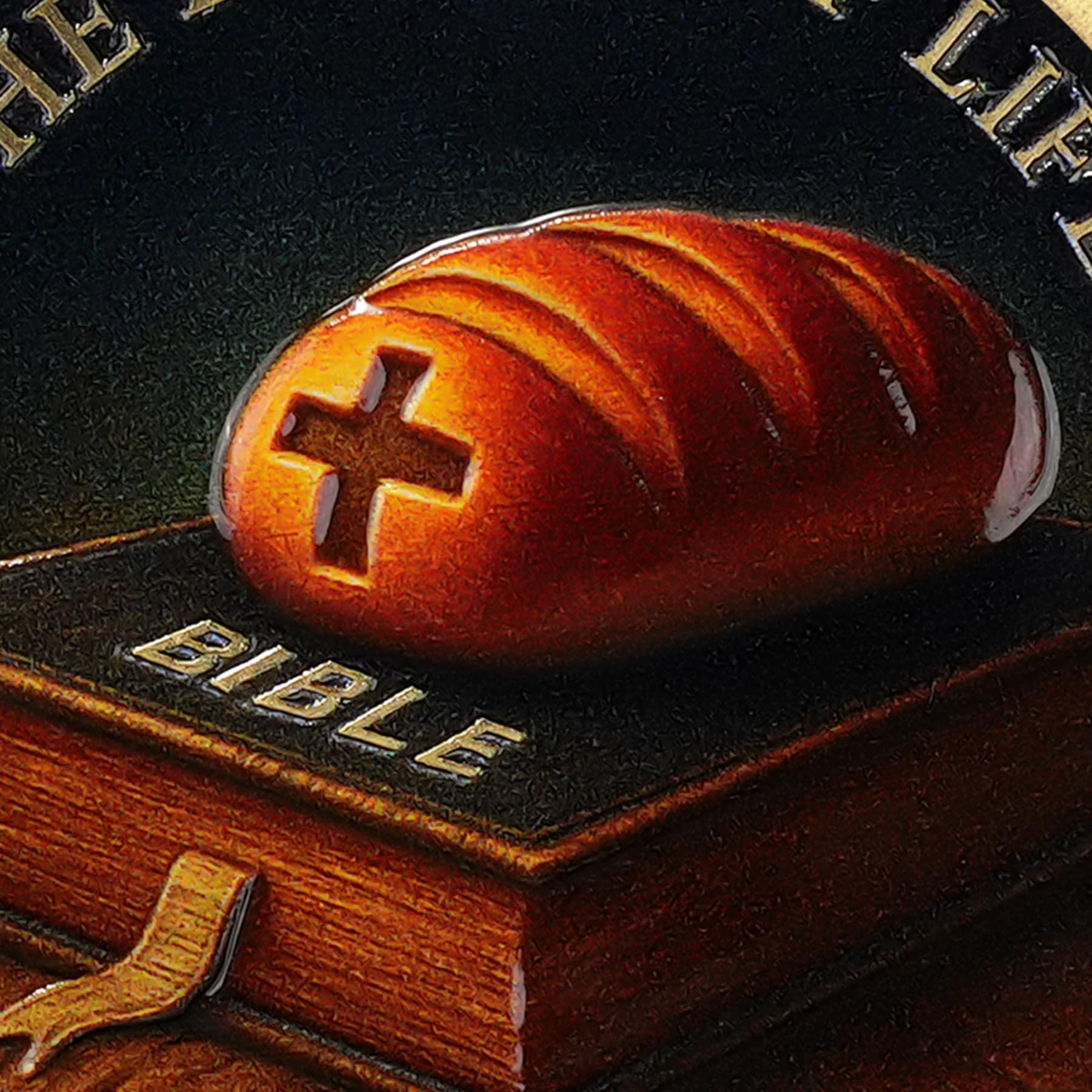 Bible Bread Religious Coin Inspirational Bible Verse Medallion mysite
