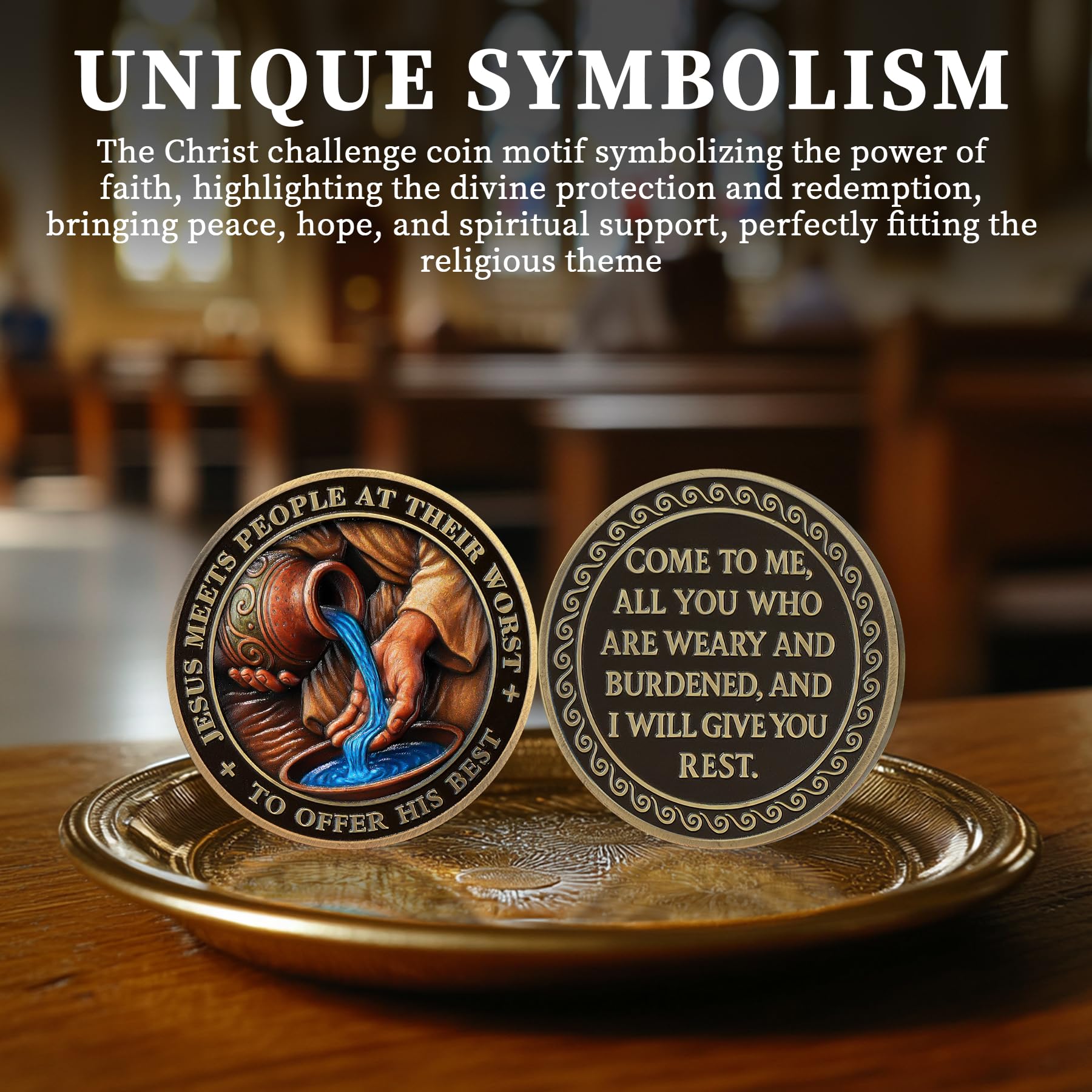 Jesus Meets People at Their Worst  Christian Jesus Grace Coin mysite