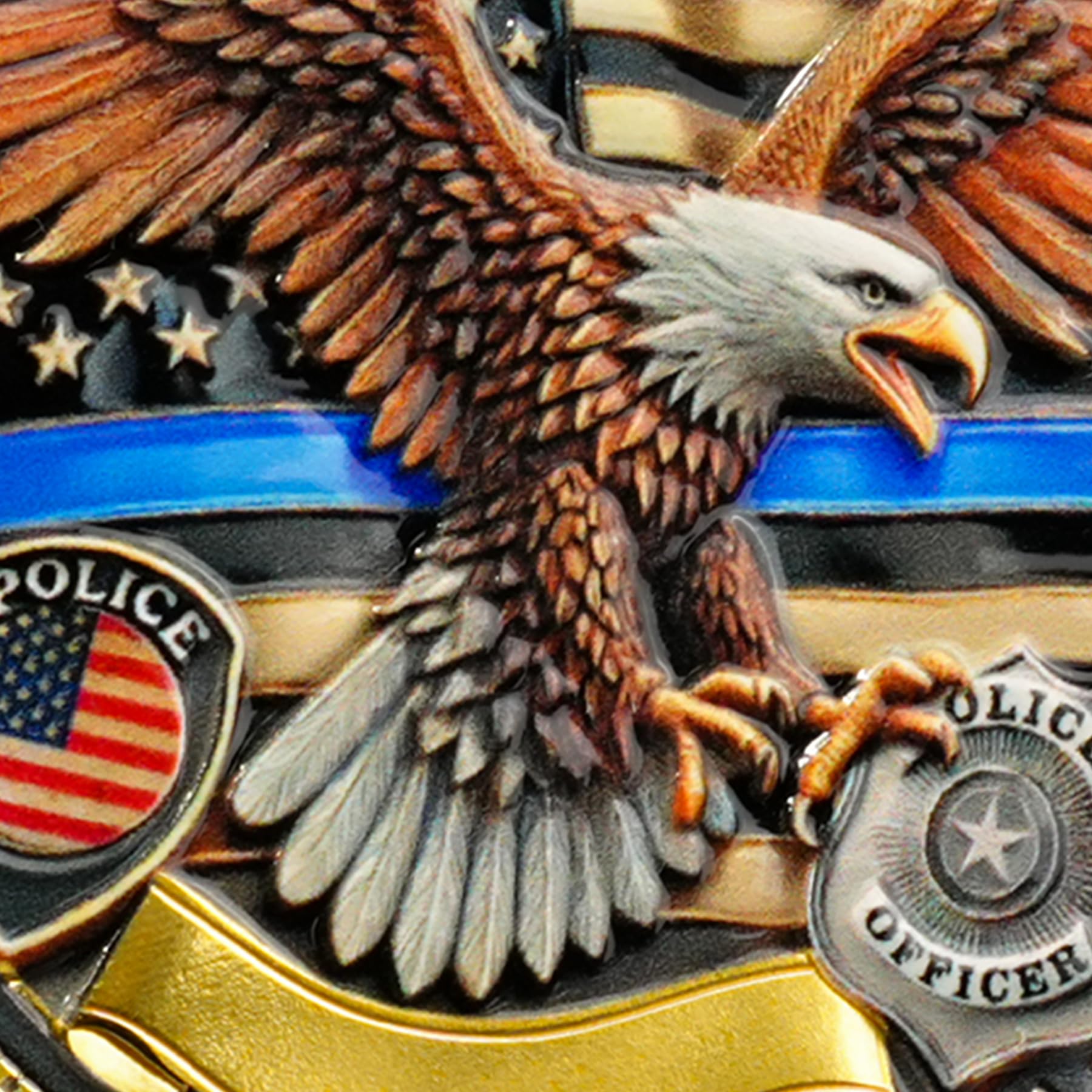 Police Challenge Coin Law Enforcement Service and Integrity Medallion mysite
