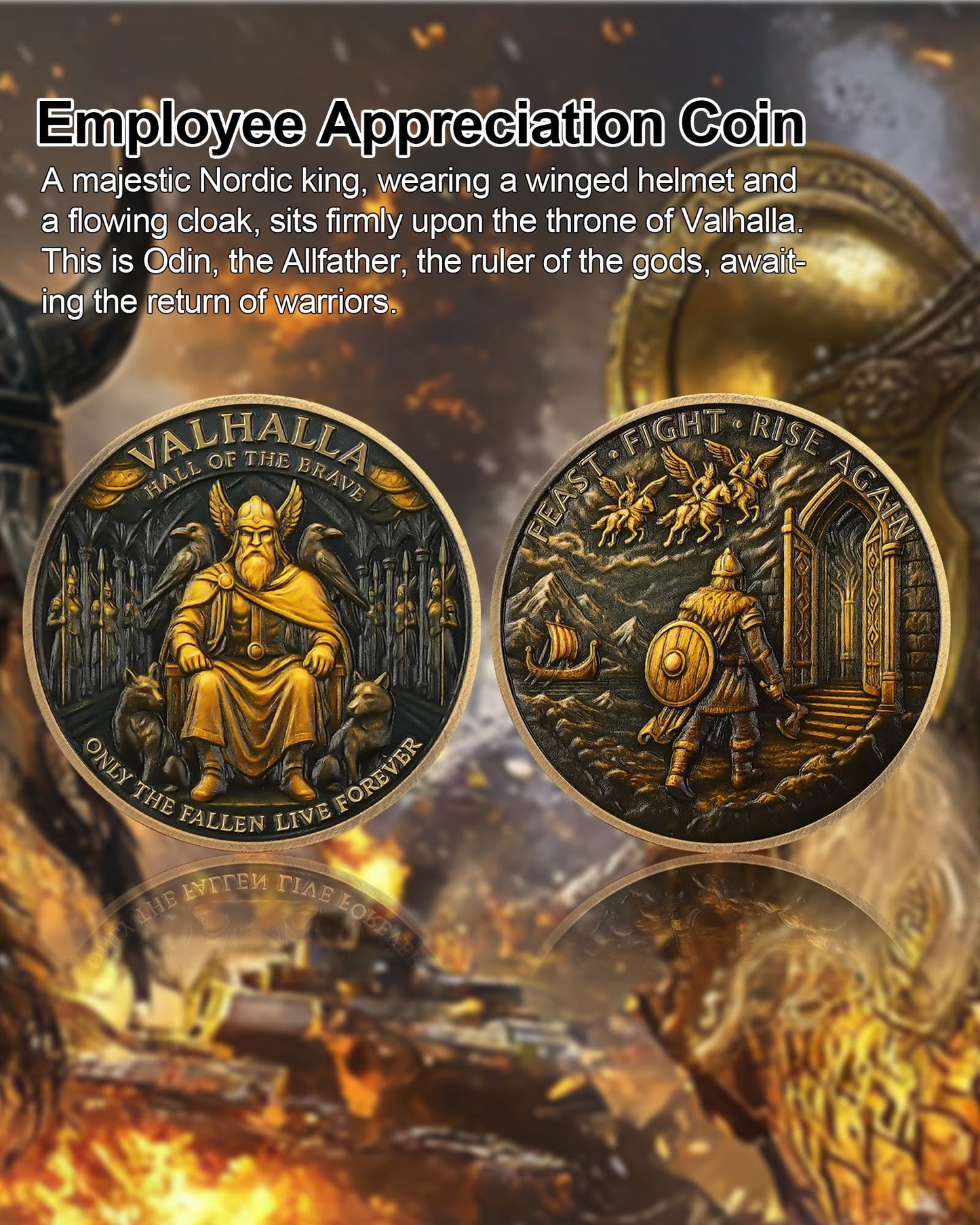 Viking Valhalla Challenge Coin mysite