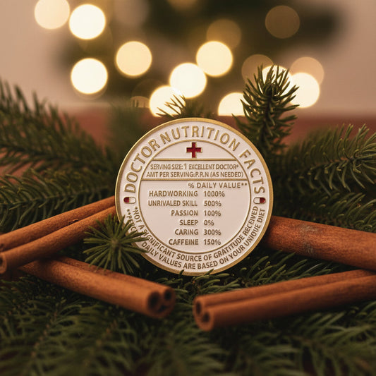 Doctor Nutrition Facts Appreciation Challenge Coin mysite