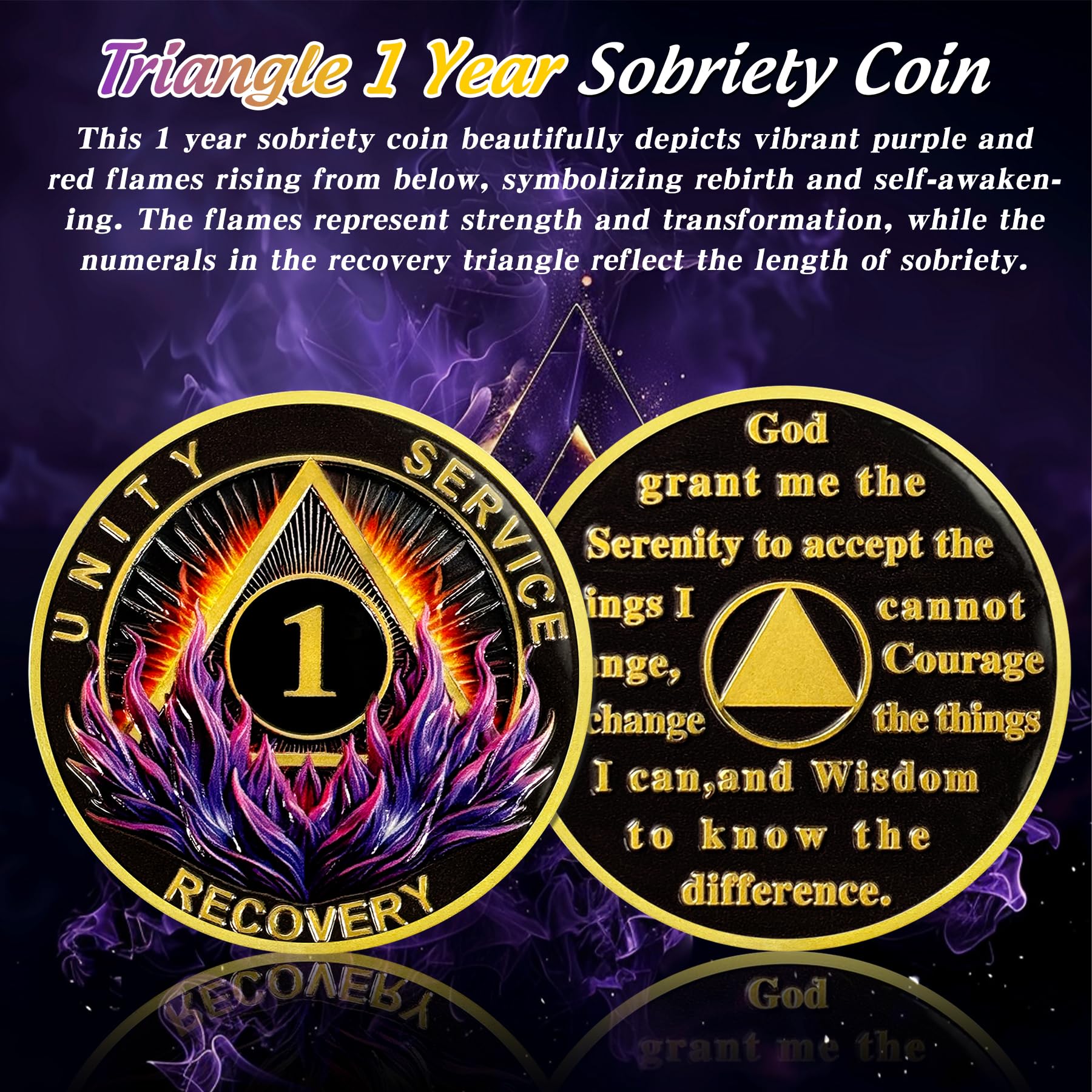 Delicate Triangle Sobriety Coin mysite