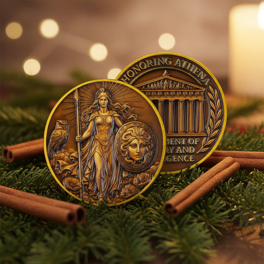 Athena Greek Mythology Coin mysite