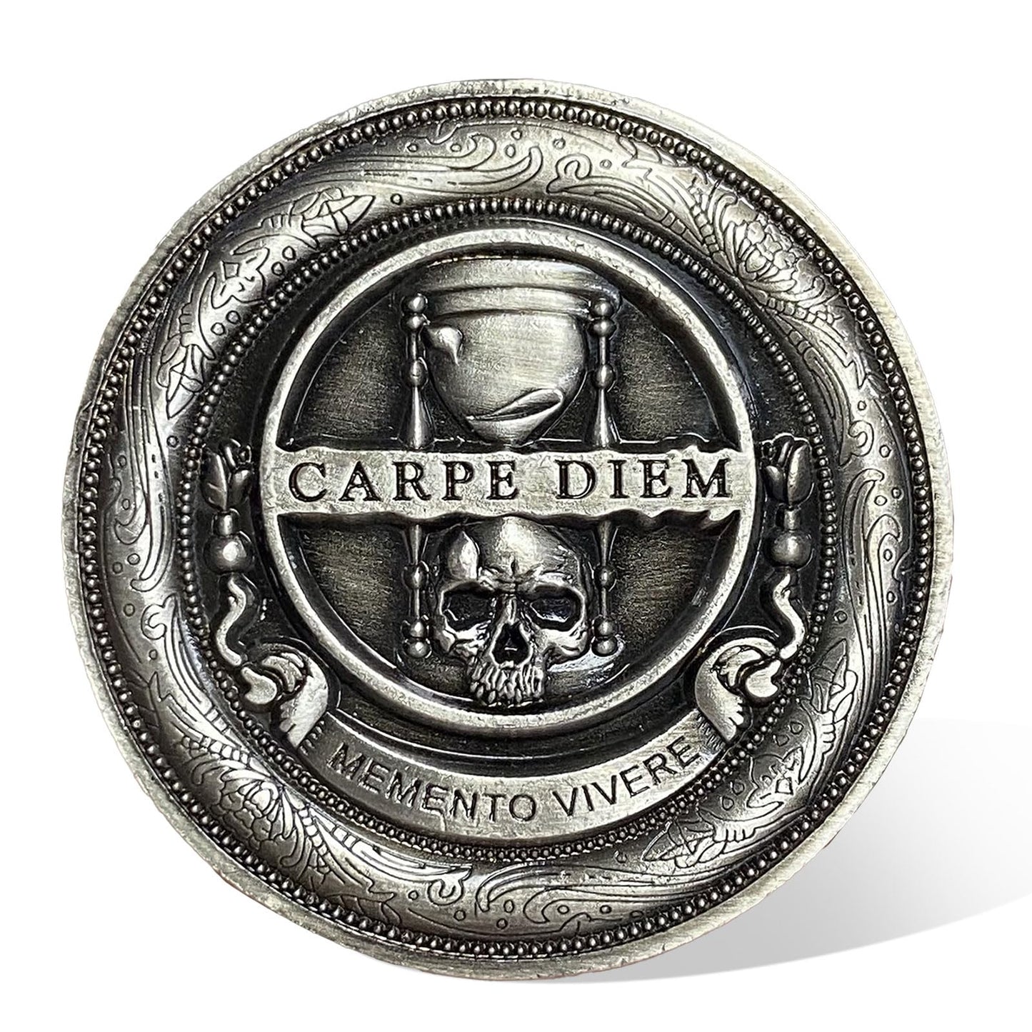 Carpe Diem Momento Mori Stoic Memento Mori Challenge Coins mysite