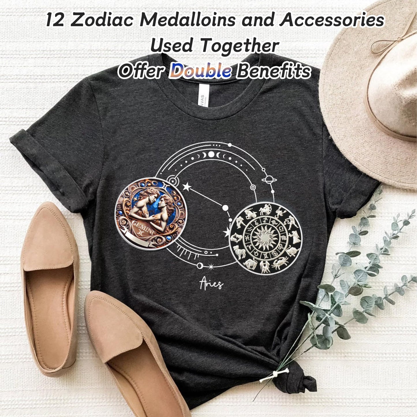 Cool Gemini 12 Zodiac Protective Talisman Challenge Coin mysite