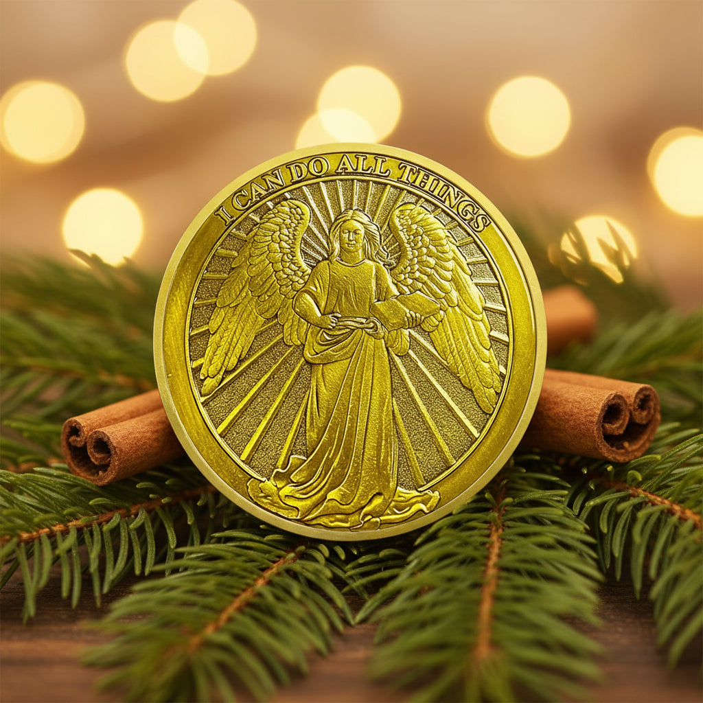 Christian Angel Radiance Religious Challenge Coin mysite