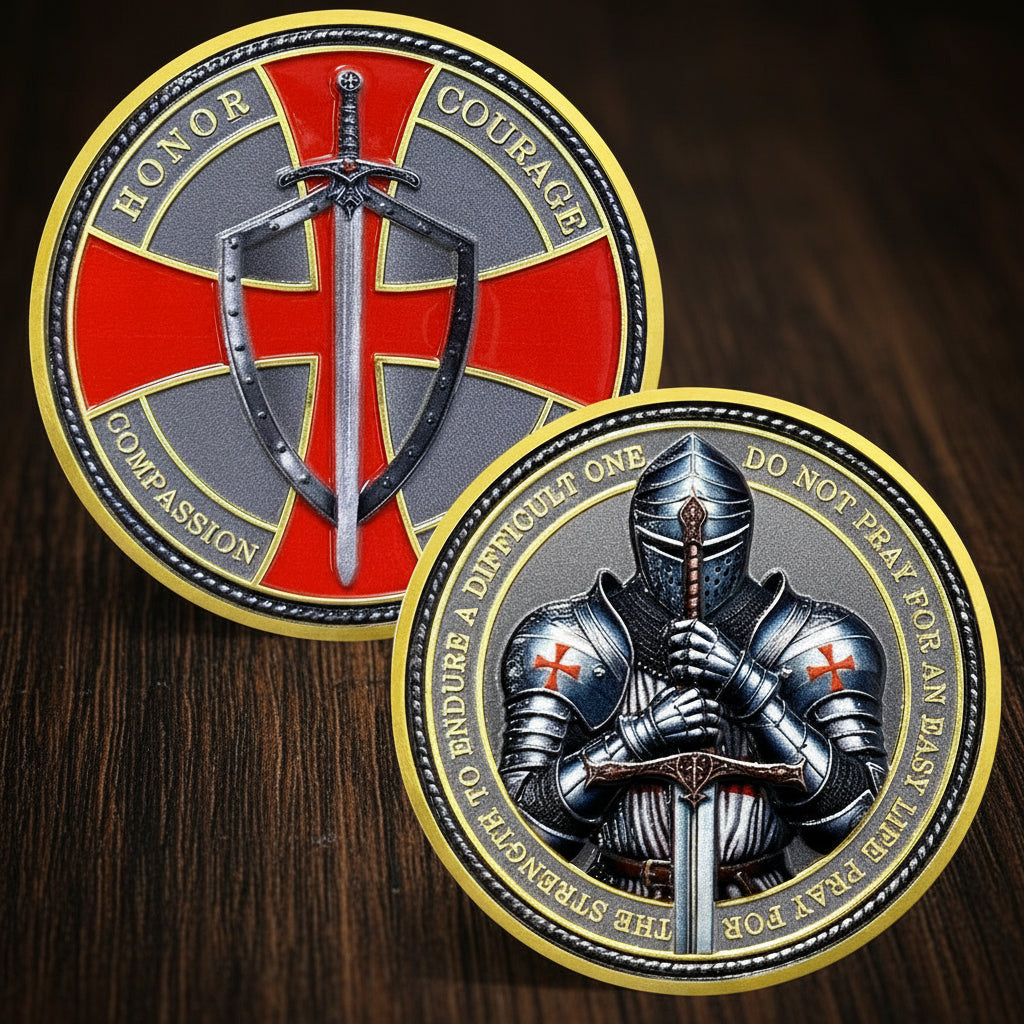 Knights Templar Coin Christian Challenge Coin mysite