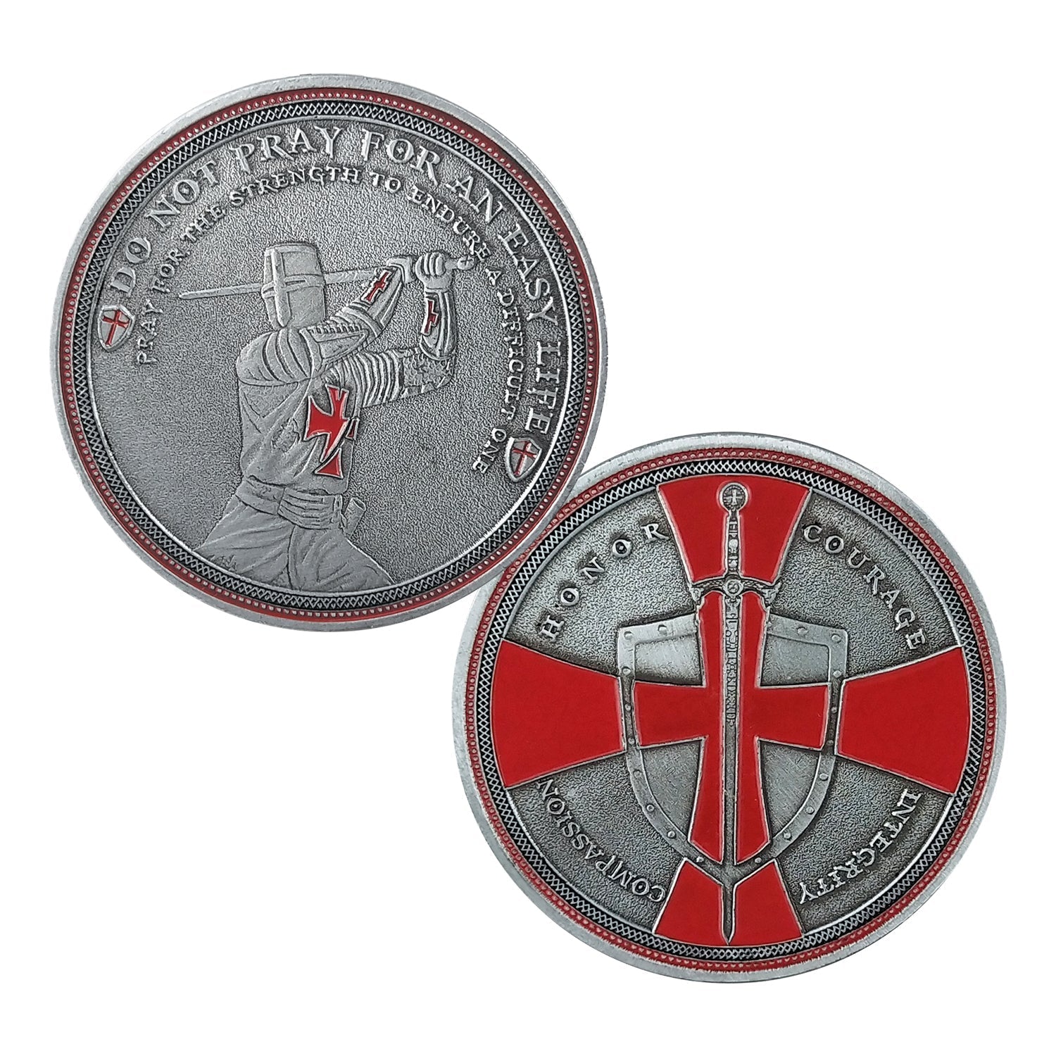 4 Pac Sets Knight Templar Challenge Coins Gift mysite