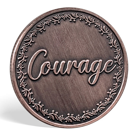 Guardian Angel and Courage Metal Game Token Coin mysite
