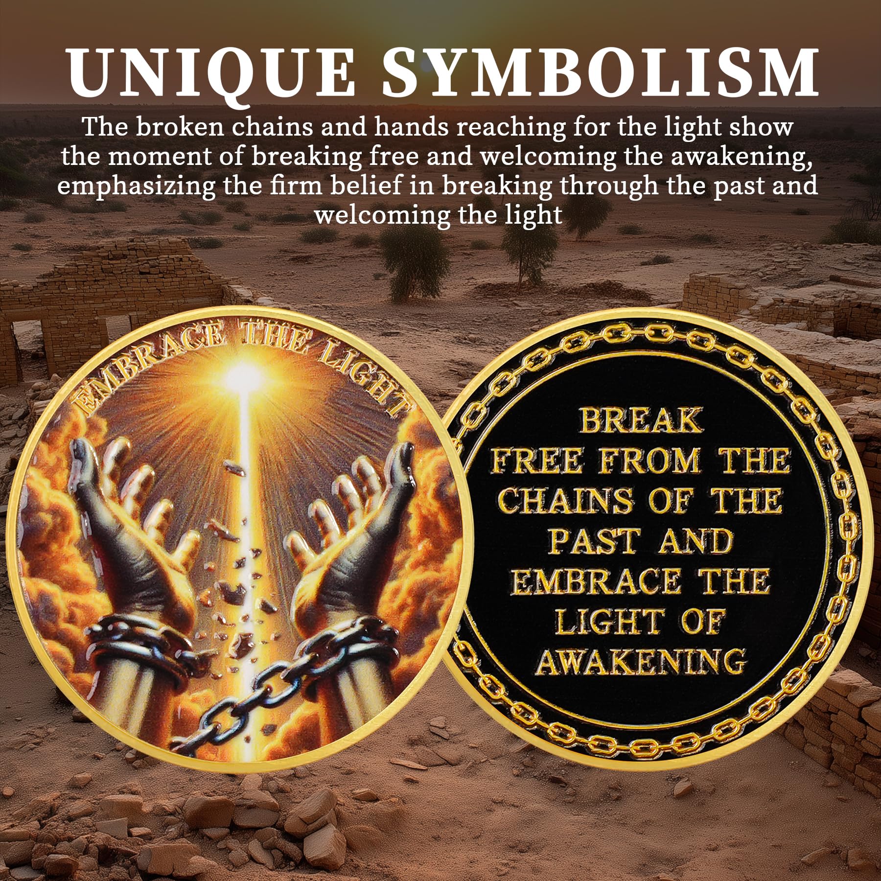 Breaking The Shackles Affirmation Sobriety Coin mysite