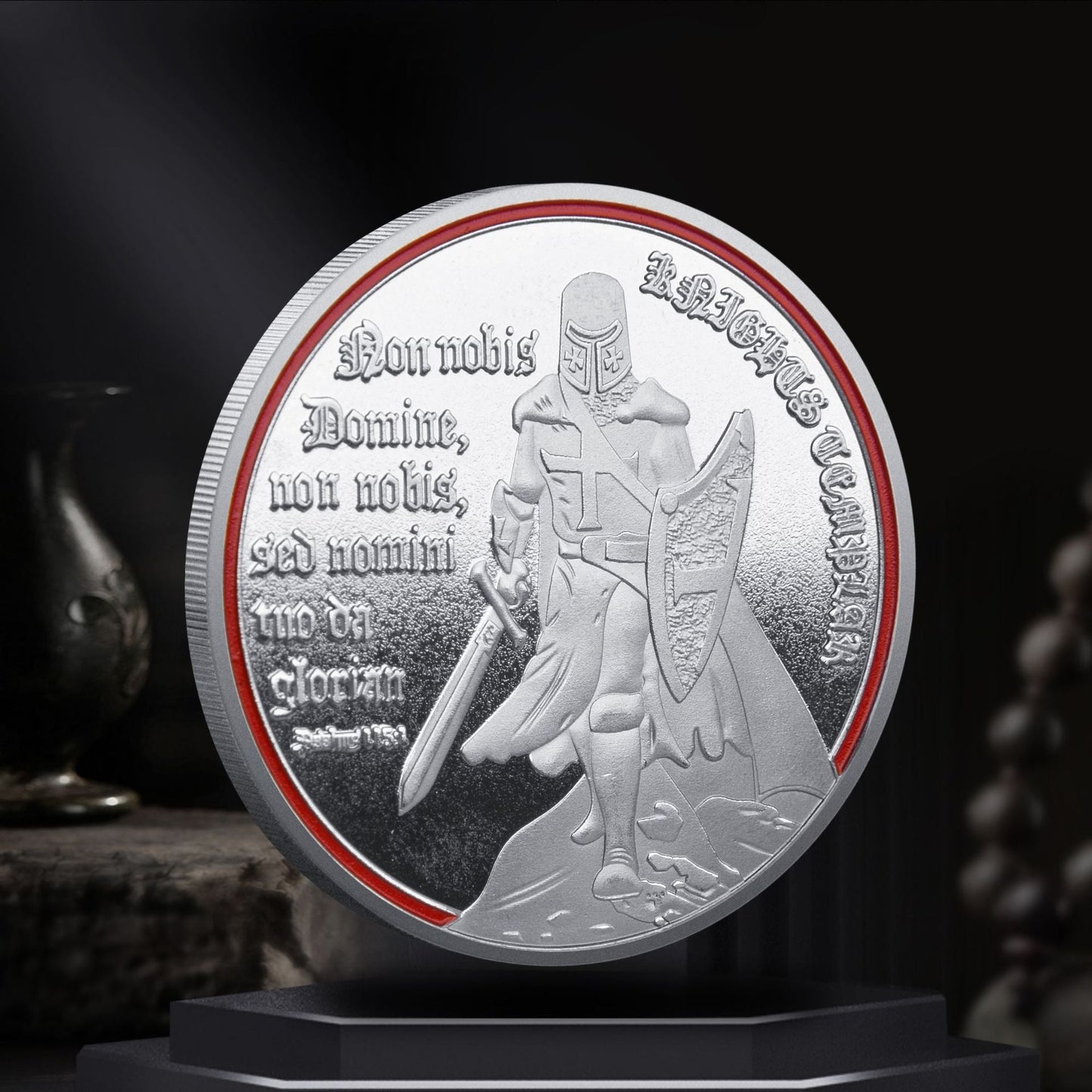 Armor of the Gods Battle Knights Challenge Coins-Atsknsk mysite