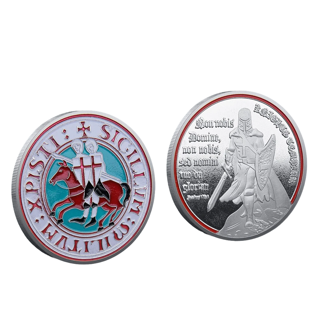 Armor of the Gods Battle Knights Challenge Coins-Atsknsk mysite