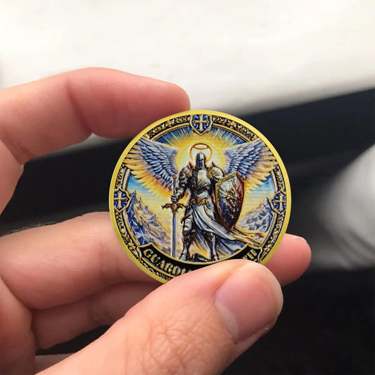 Holy Wing Knight Christian Challenge Coin mysite
