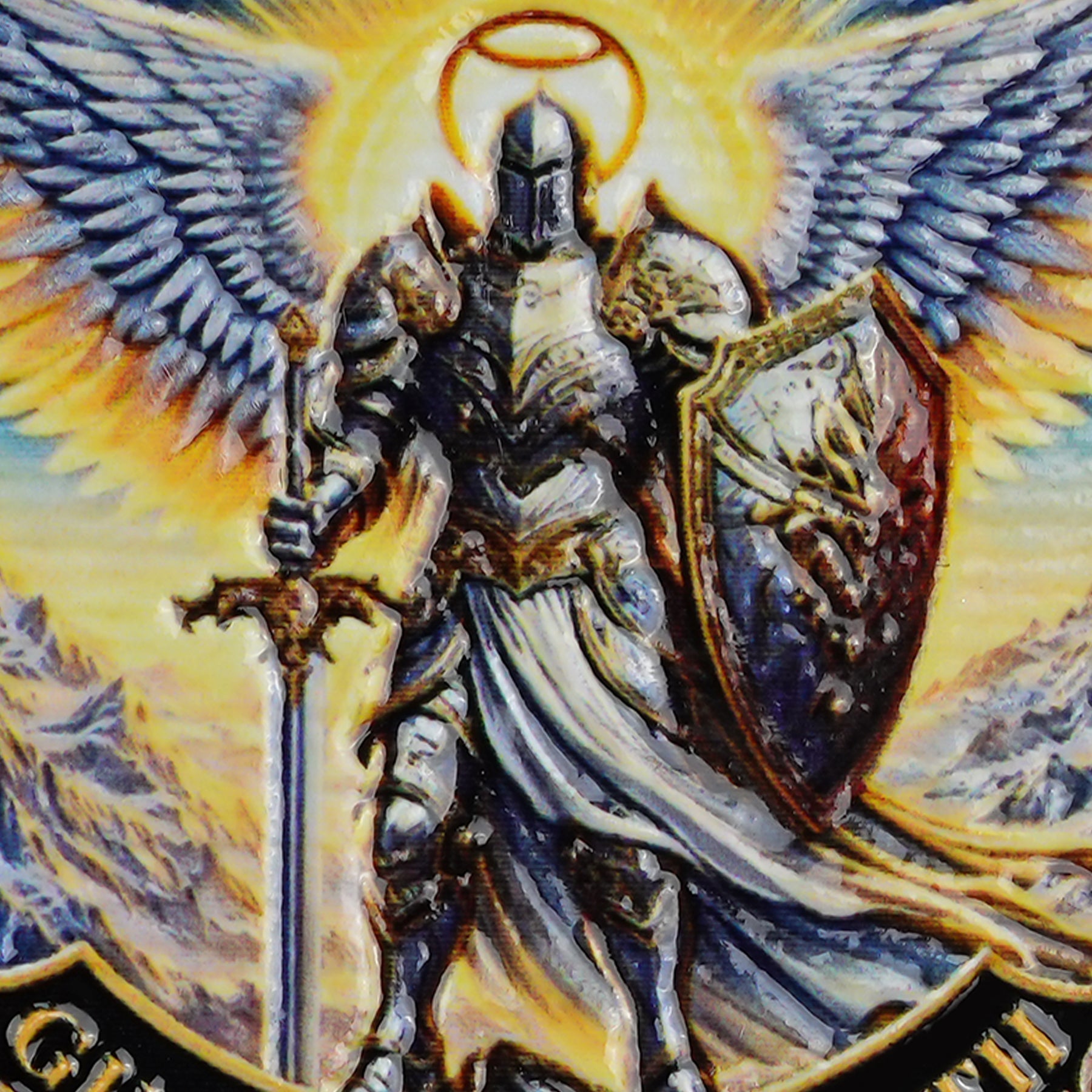 Holy Wing Knight Christian Challenge Coin mysite