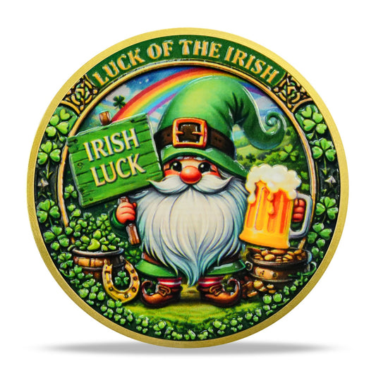 Irish Lucky Leprechaun St. Patrick’s Day Religious coin mysite
