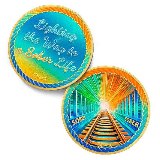 Freedom Rail Sobriety Coin Coin With Meaning