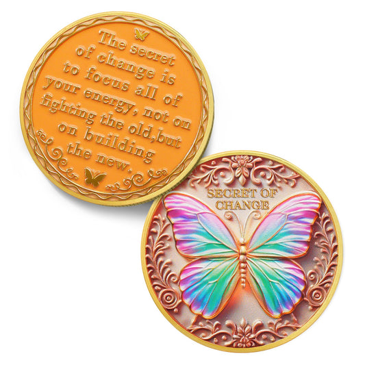 Secret of Change Sobriety Coin Coin With Meaning