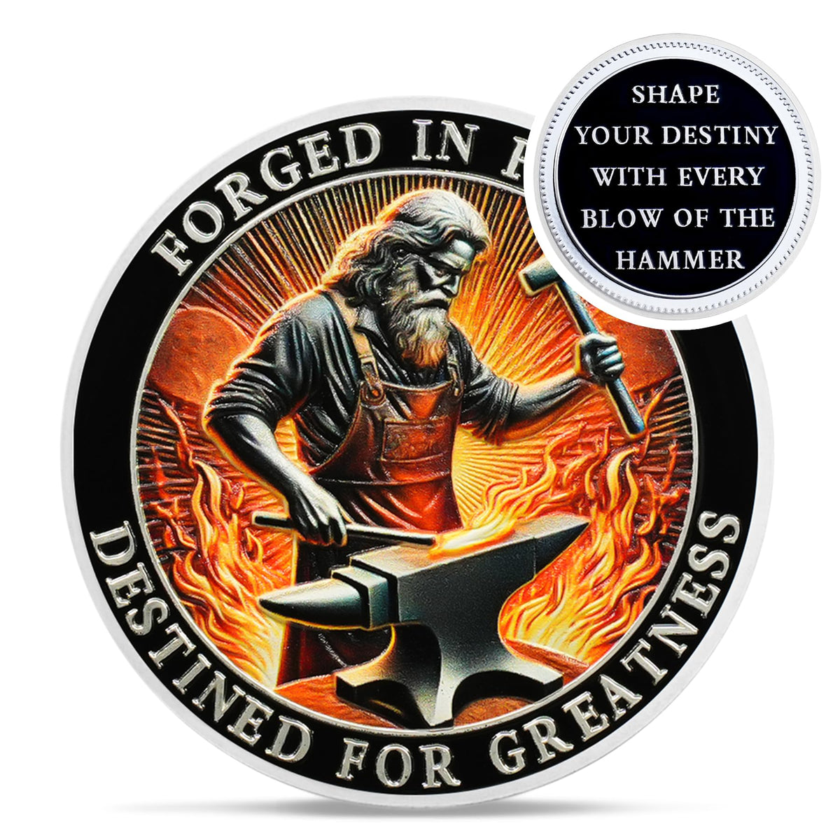 Forged in Fire Smith Challenge Coin Coin With Meaning