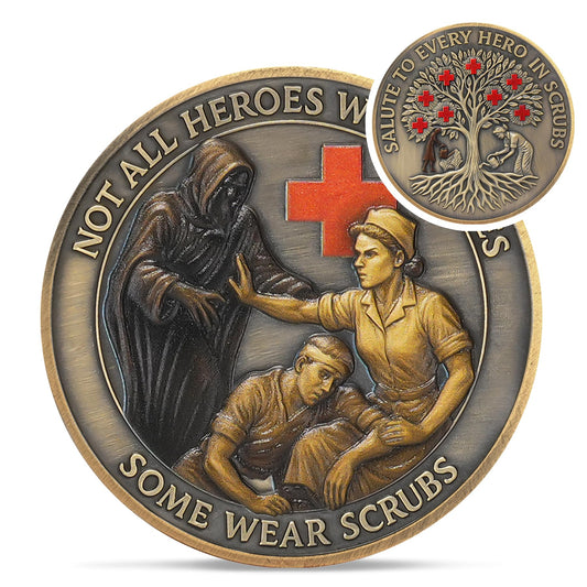 Guardian Angel Nurse Challenge Coin Coin With Meaning
