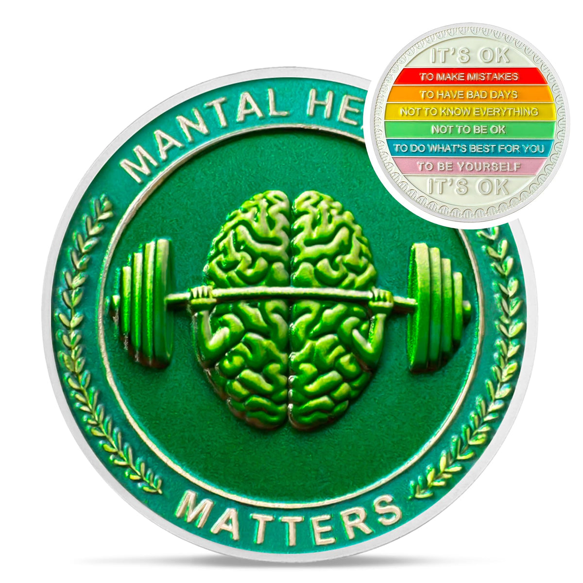 Cute Mental Health Awareness Coin Coin With Meaning