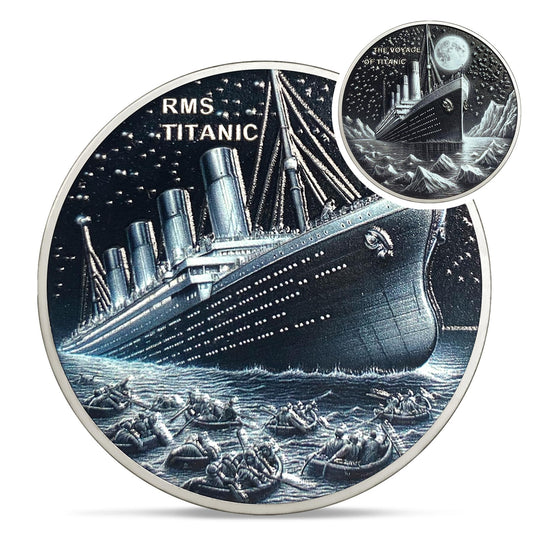 RMS Titanic Challenge Coin Coin With Meaning