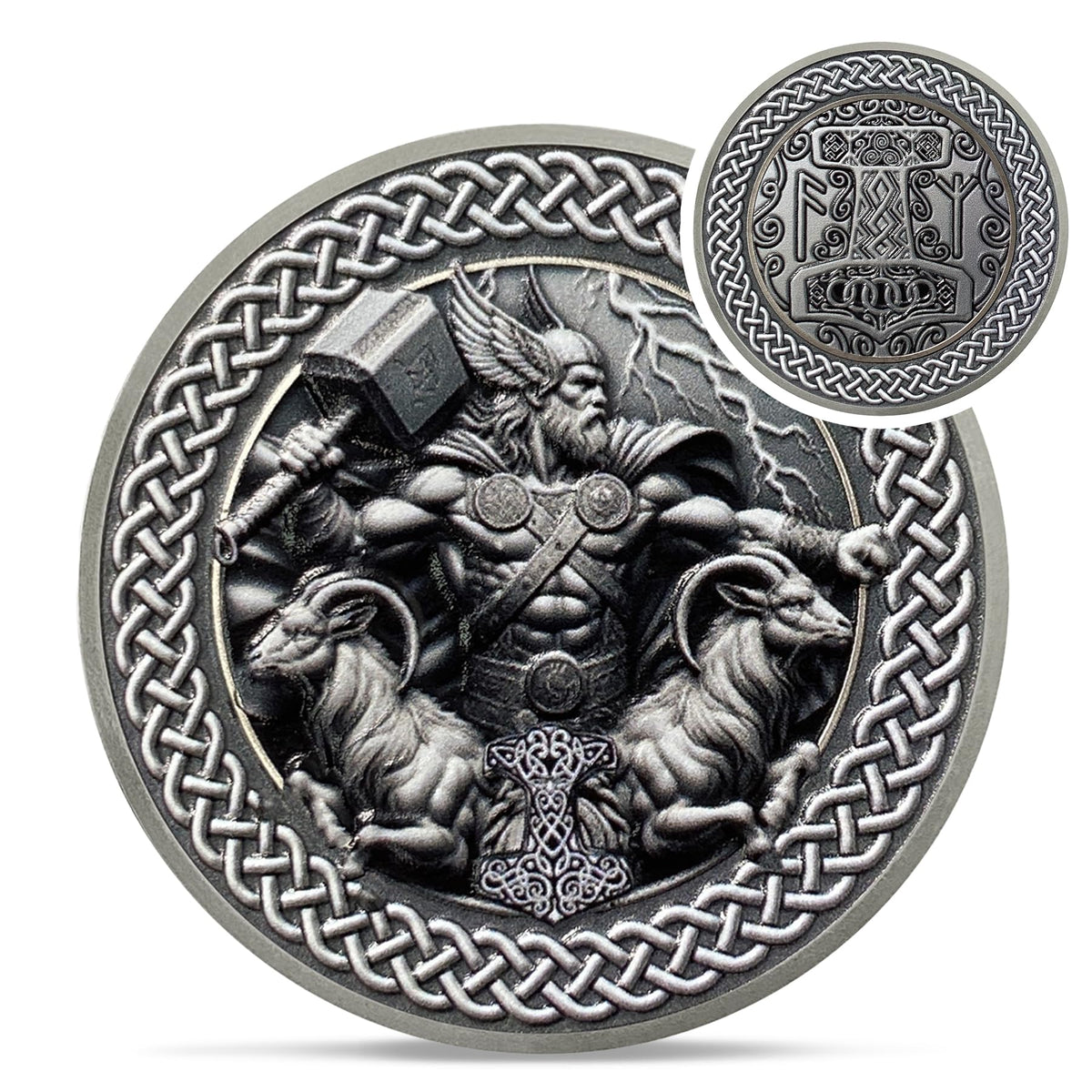 Viking Thor Hammer Coin Coin With Meaning