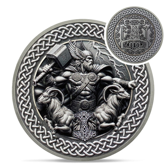Viking Thor Hammer Coin Coin With Meaning