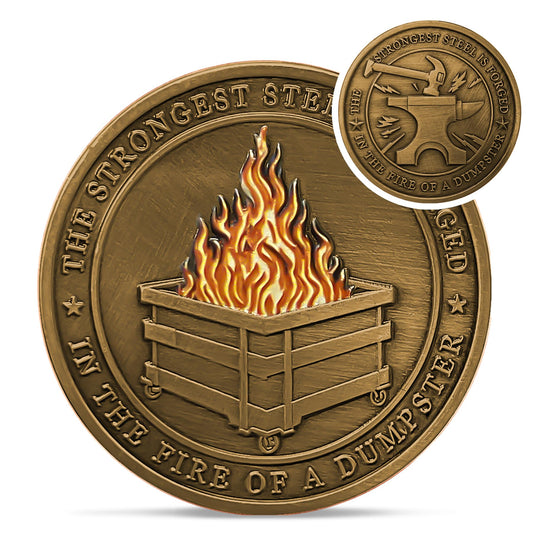 Dumpster Fire Coin With Meaning