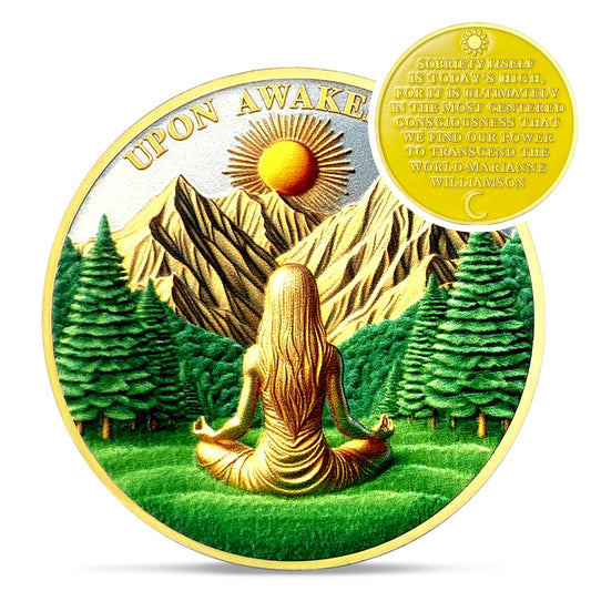 Meditation Sobriety Coin Coin With Meaning