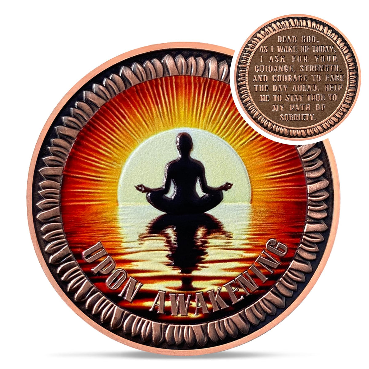 Meditation Sobriety Coin Coin With Meaning
