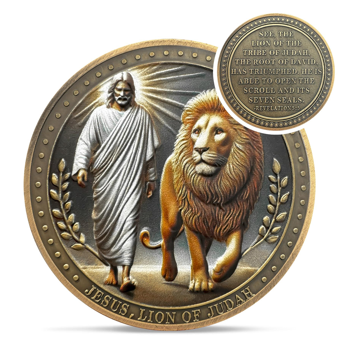 Multi Lion of Judah Coin Coin With Meaning