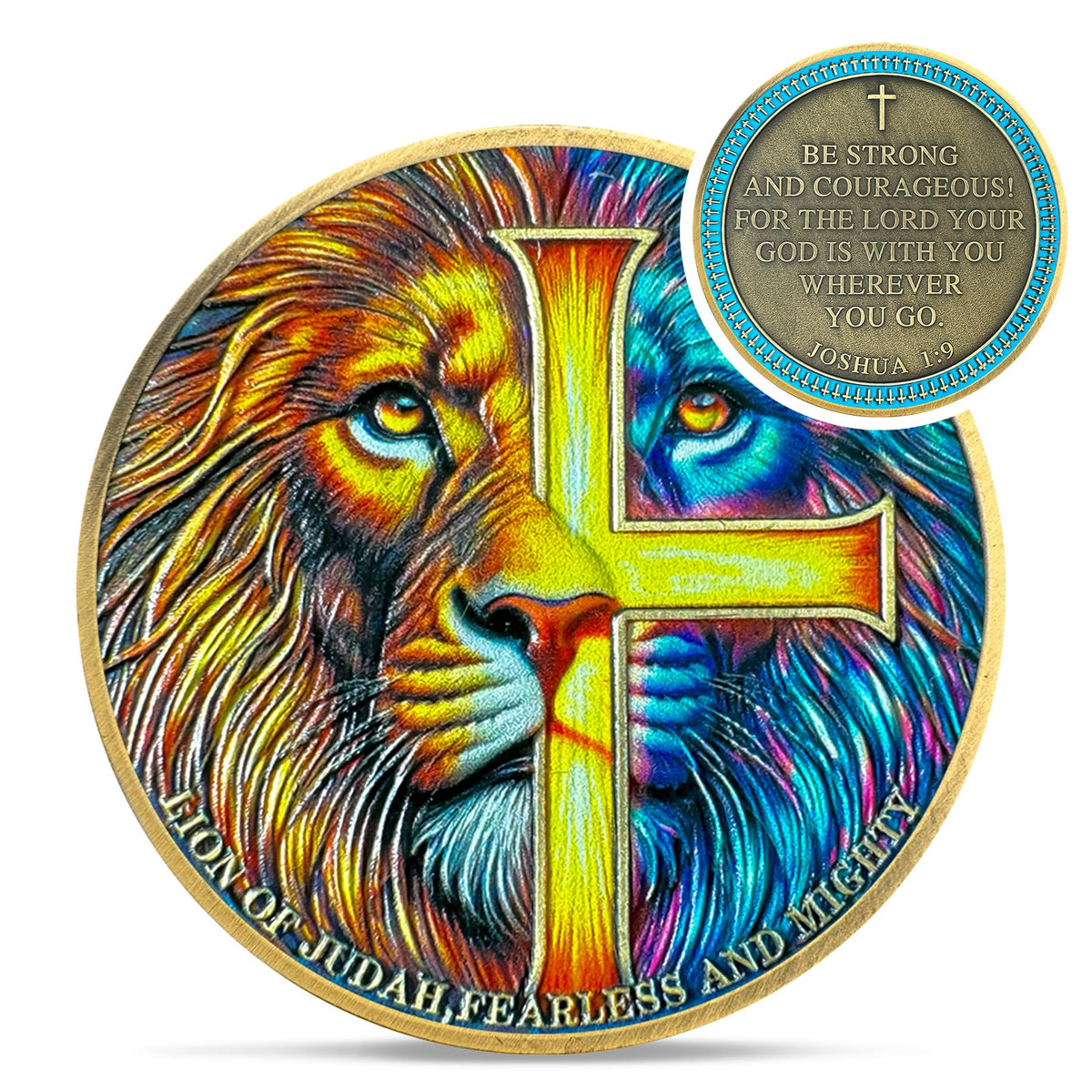 Multi Lion of Judah Coin Coin With Meaning