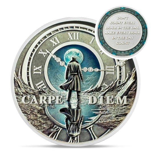 Memento Mori and Stoic Coin Coin With Meaning