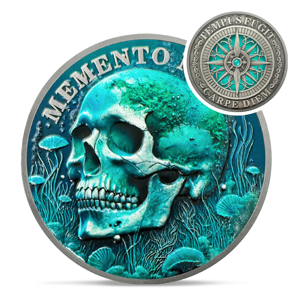 Memento Mori and Stoic Coin Coin With Meaning