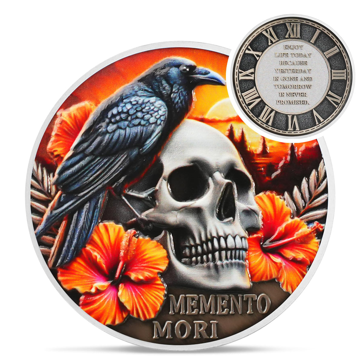 Memento Mori and Stoic Coin Coin With Meaning