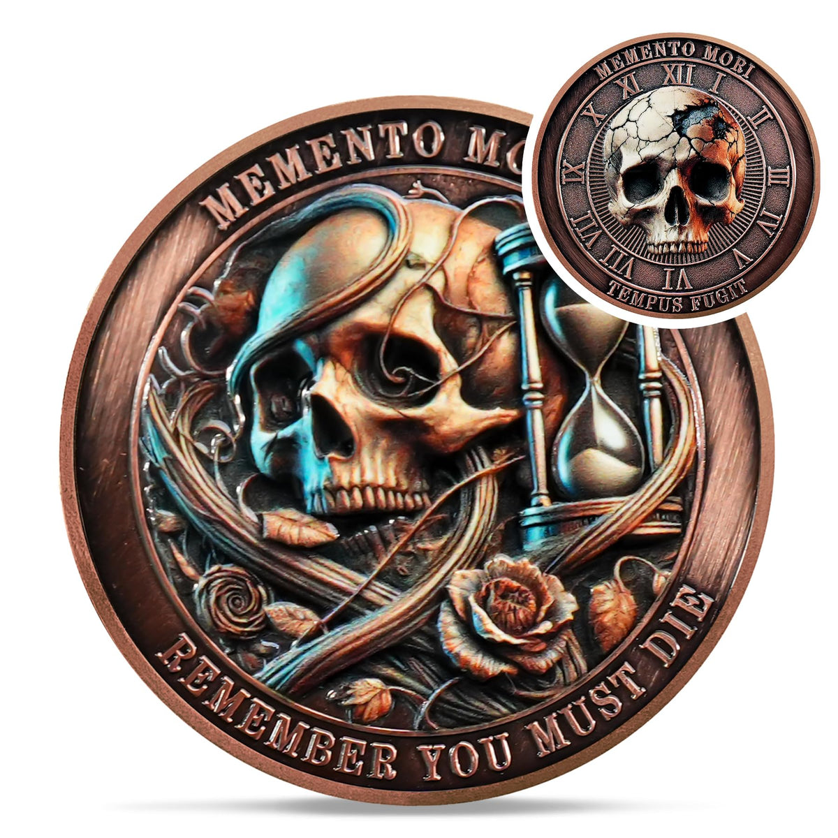 Memento Mori and Stoic Coin Coin With Meaning