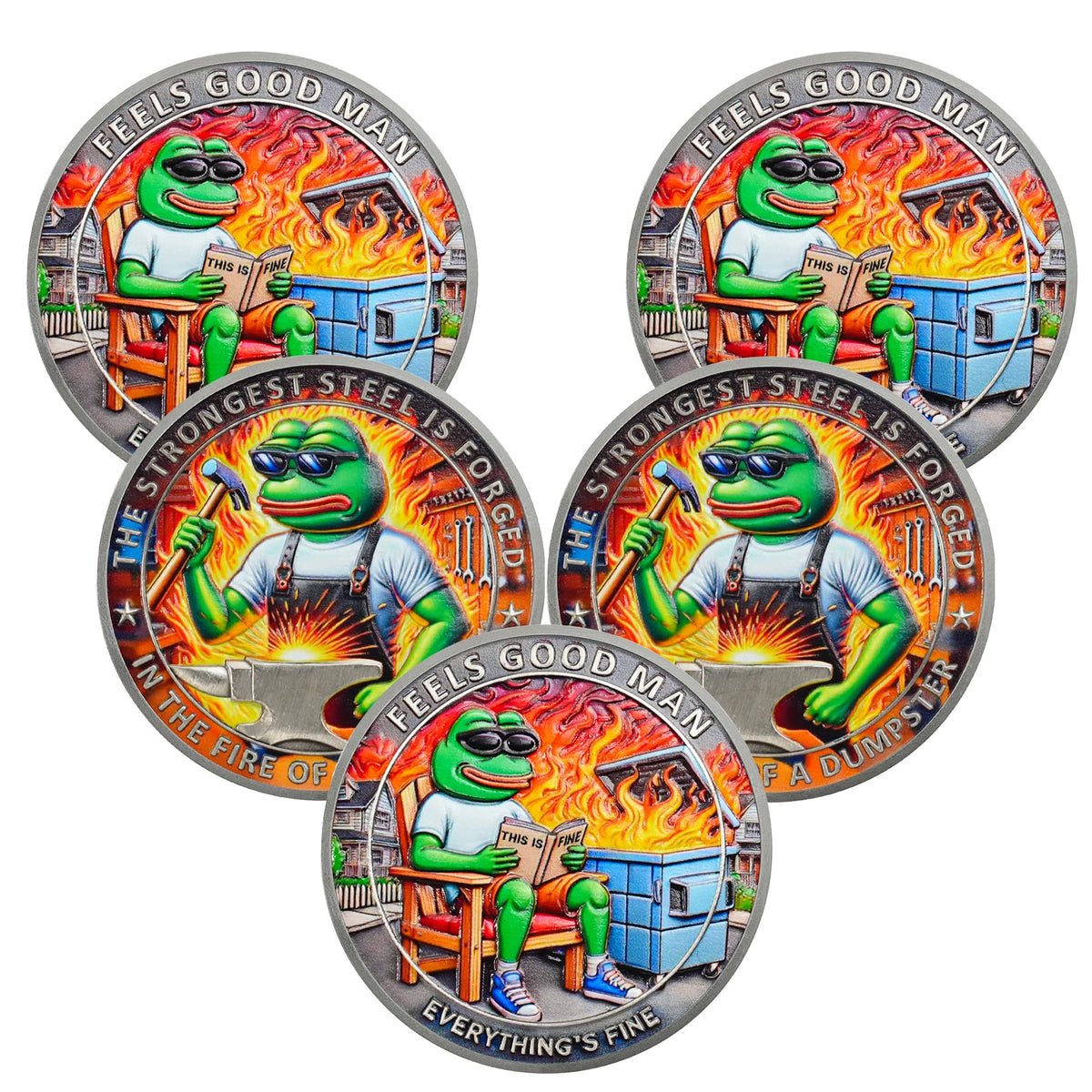 PP Frog Coin Coin With Meaning